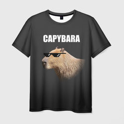 Прикольная капибара - мем – Мужская футболка 3D с принтом купить со скидкой в -27%