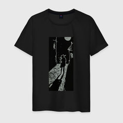Wanderer in the Moonlight – Мужская футболка хлопок с принтом купить со скидкой в -20%