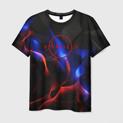 Starfield red logo  – Мужская футболка 3D с принтом купить со скидкой в -26%