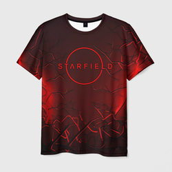 Starfield    red logo – Мужская футболка 3D с принтом купить со скидкой в -26%