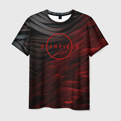 Starfield  logo abstract – Мужская футболка 3D с принтом купить со скидкой в -26%