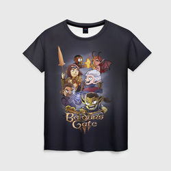 Спутники Baldurs Gate 3 – Женская футболка 3D с принтом купить со скидкой в -26%