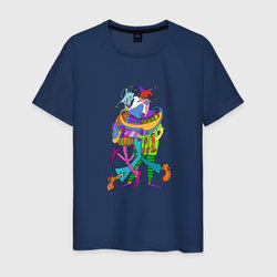 Abstract funny clowns – Мужская футболка хлопок с принтом купить со скидкой в -20%