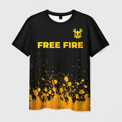 Free Fire - gold gradient: символ сверху – Мужская футболка 3D с принтом купить со скидкой в -26%