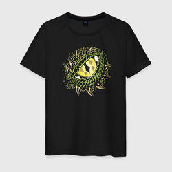 Dragon's eye – Светящаяся мужская футболка с принтом купить со скидкой в -20%
