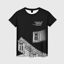 Окна Кибердеревня – Женская футболка 3D с принтом купить со скидкой в -26%