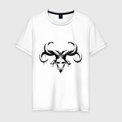 Демон сатана – Мужская футболка хлопок с принтом купить со скидкой в -20%