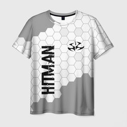 Hitman glitch на светлом фоне вертикально – Мужская футболка 3D с принтом купить со скидкой в -26%