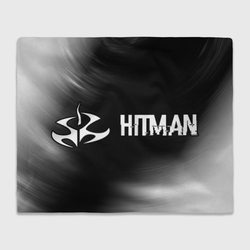 Hitman glitch на темном фоне по-горизонтали – Плед 3D с принтом купить со скидкой в -14%