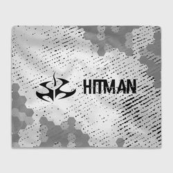 Hitman glitch на светлом фоне по-горизонтали – Плед 3D с принтом купить со скидкой в -14%