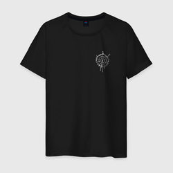 Знак на спине - Astarion – Мужская футболка хлопок с принтом купить со скидкой в -20%