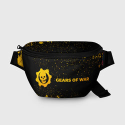 Gears of War - gold gradient по-горизонтали – Поясная сумка 3D с принтом купить