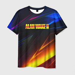 Alan Wake stripes – Мужская футболка 3D с принтом купить со скидкой в -26%