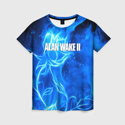 Alan Wake 2 flame  – Женская футболка 3D с принтом купить со скидкой в -26%
