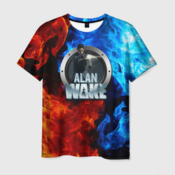 Alan Wake огни – Мужская футболка 3D с принтом купить со скидкой в -26%