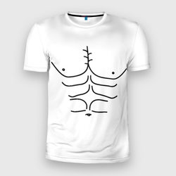 Качок – Мужская футболка 3D Slim с принтом купить со скидкой в -9%