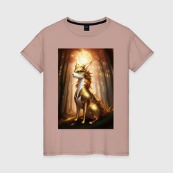 Мифический дух природы – Женская футболка хлопок с принтом купить со скидкой в -20%