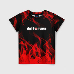 Deltarune Fire – Детская футболка 3D с принтом купить со скидкой в -33%
