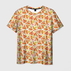 Пицца (Pizza) – Мужская футболка 3D с принтом купить со скидкой в -23%