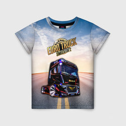 Euro Truck Simulator Евро Трек Симулятор – Детская футболка 3D с принтом купить со скидкой в -33%