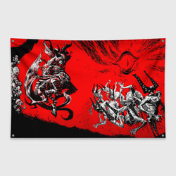 Warhammer demons – Флаг-баннер с принтом купить
