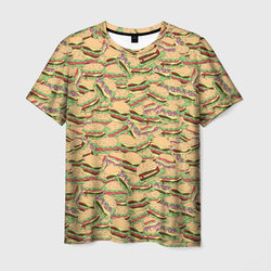 Гамбургеры (Hamburgers) – Мужская футболка 3D с принтом купить со скидкой в -23%