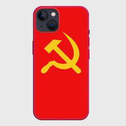 Чехол для iPhone 14 Красный Советский союз