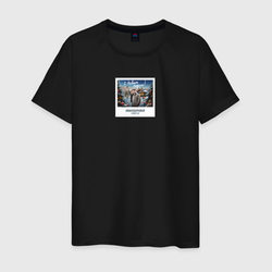 Снимок палароид Кибердеревня – Мужская футболка хлопок с принтом купить со скидкой в -20%