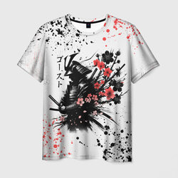 Ghost of Tsushima - sakura samurai ghost – Мужская футболка 3D с принтом купить со скидкой в -26%