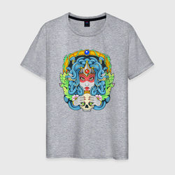 Мифологическая медуза Горгона – Мужская футболка хлопок с принтом купить со скидкой в -20%