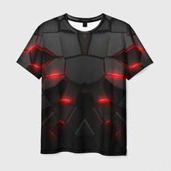 Броня киборга в виде плит с подсветкой – Мужская футболка 3D с принтом купить со скидкой в -26%