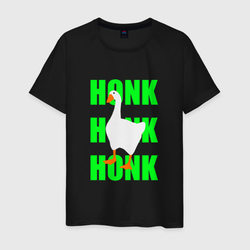 Untitled goose game green – Мужская футболка хлопок с принтом купить со скидкой в -20%