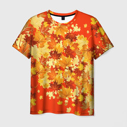 Кленовый листопад – Мужская футболка 3D с принтом купить со скидкой в -23%