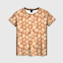 Куриные Яйца – Женская футболка 3D с принтом купить со скидкой в -23%