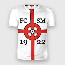 FCSM-1922 – Мужская футболка 3D Slim с принтом купить со скидкой в -9%