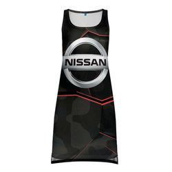 Nissan xtrail – Платье-майка 3D с принтом купить