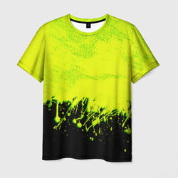 Неоновые брызги краски – Мужская футболка 3D с принтом купить со скидкой в -26%