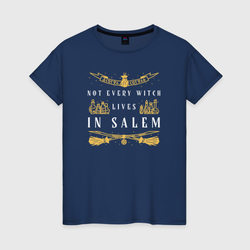 Не все ведьмы живут в Салеме – Женская футболка хлопок с принтом купить со скидкой в -20%