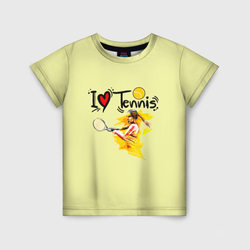 Я Люблю Tennis – Детская футболка 3D с принтом купить со скидкой в -33%