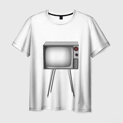 Старый телевизор – Мужская футболка 3D с принтом купить со скидкой в -23%
