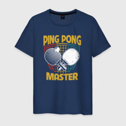 Пинг Понг Мастер – Мужская футболка хлопок с принтом купить со скидкой в -20%