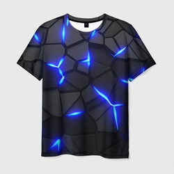 Cyberpunk 2077: броня синяя сталь – Мужская футболка 3D с принтом купить со скидкой в -23%
