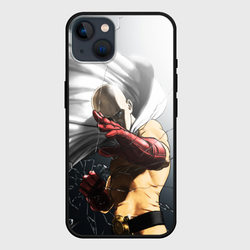 One Punch Man - Сайтама – Чехол для iPhone 14 Plus с принтом купить