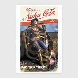Nuka Cola - raid your first! – Магнитный плакат 2Х3 с принтом купить
