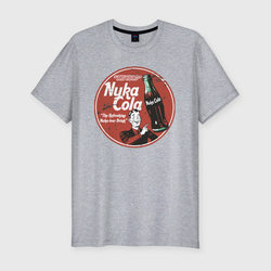 Nuka Cola Ice Cold Retro – Мужская футболка хлопок Slim с принтом купить